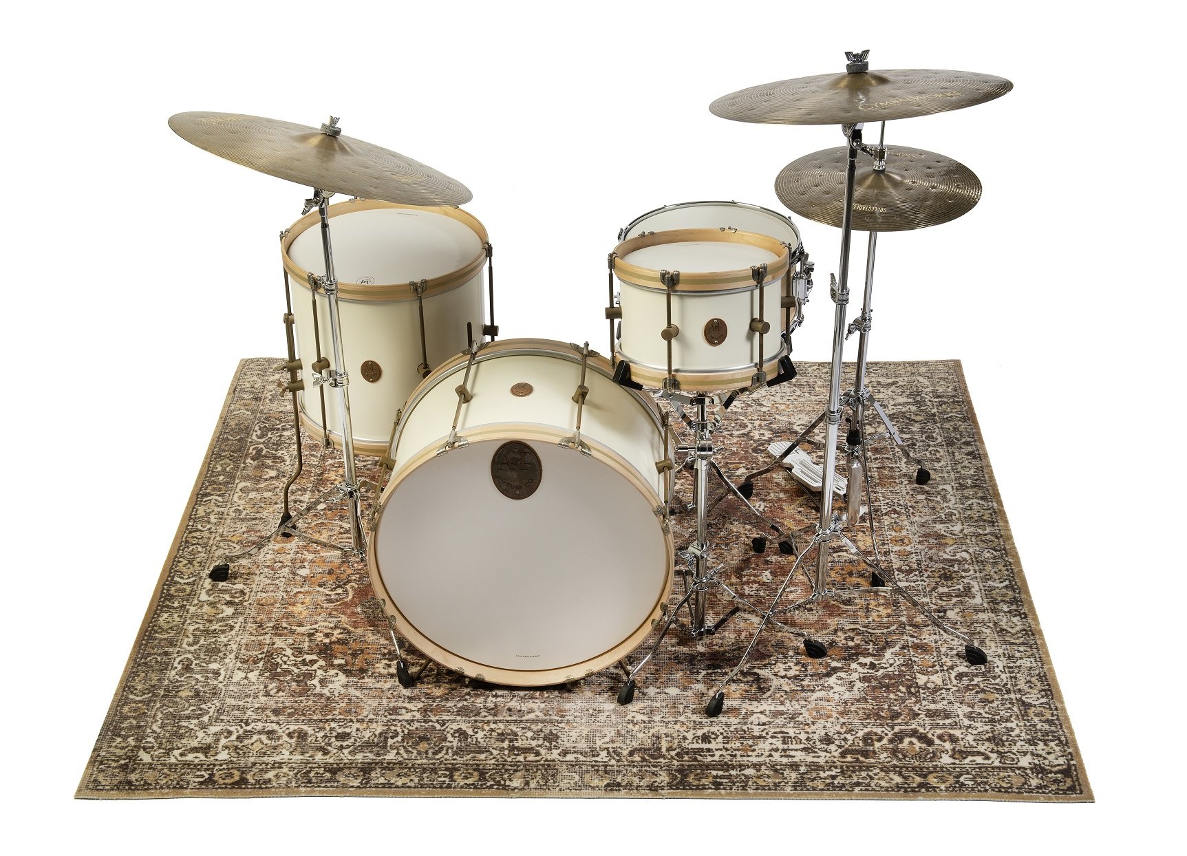 Vintage Persischer Bühnenteppich 185 cm x 160 cm – Beige, VP185-BNZII