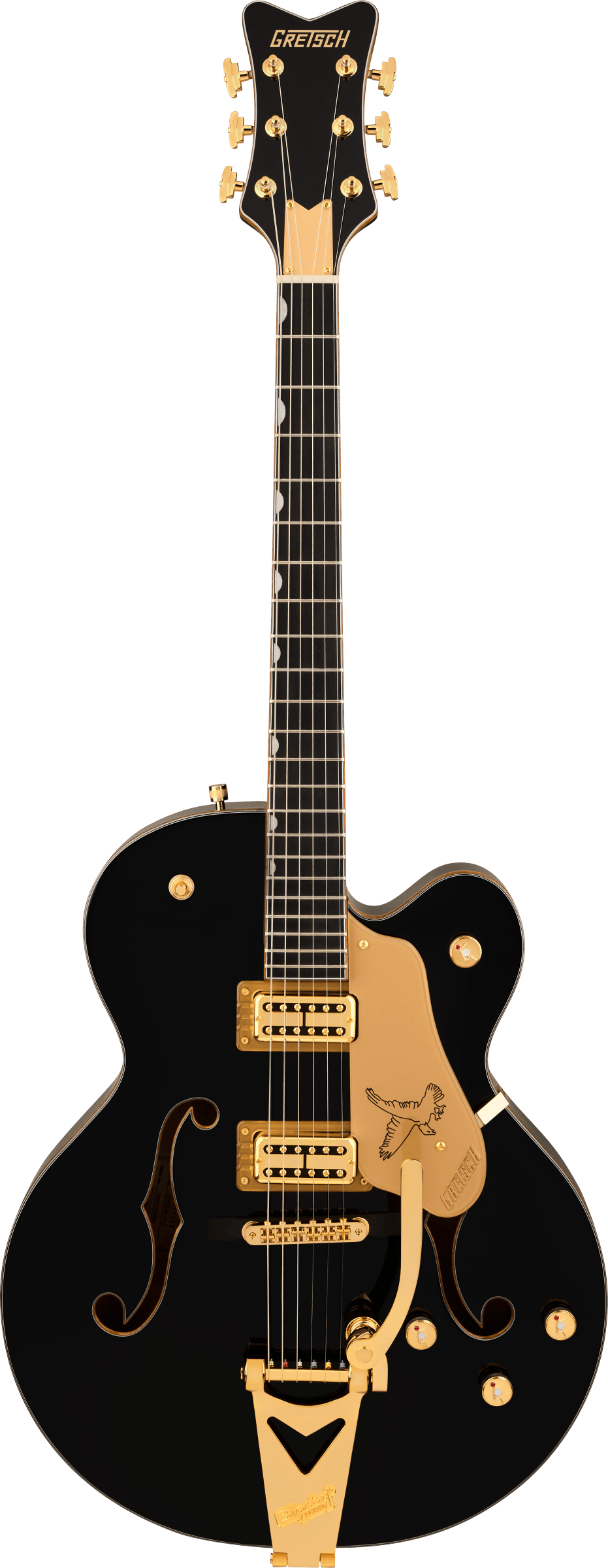 Synchromatic Falcon Hollow Body Single-Cut with Bigsby Black