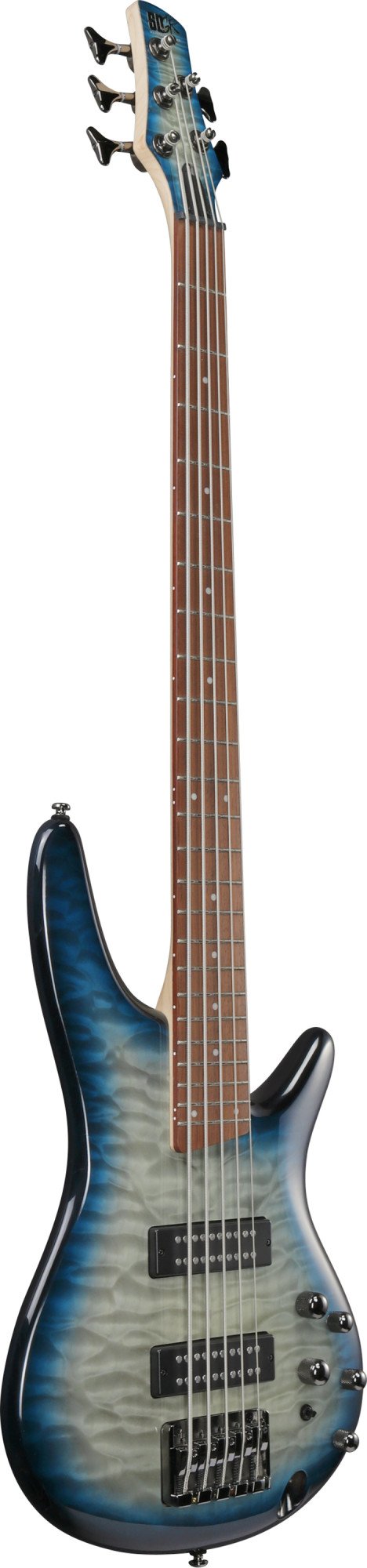 SR405EQM-SCB E-Bass 5-String Stained Cosmic Blue Starburst