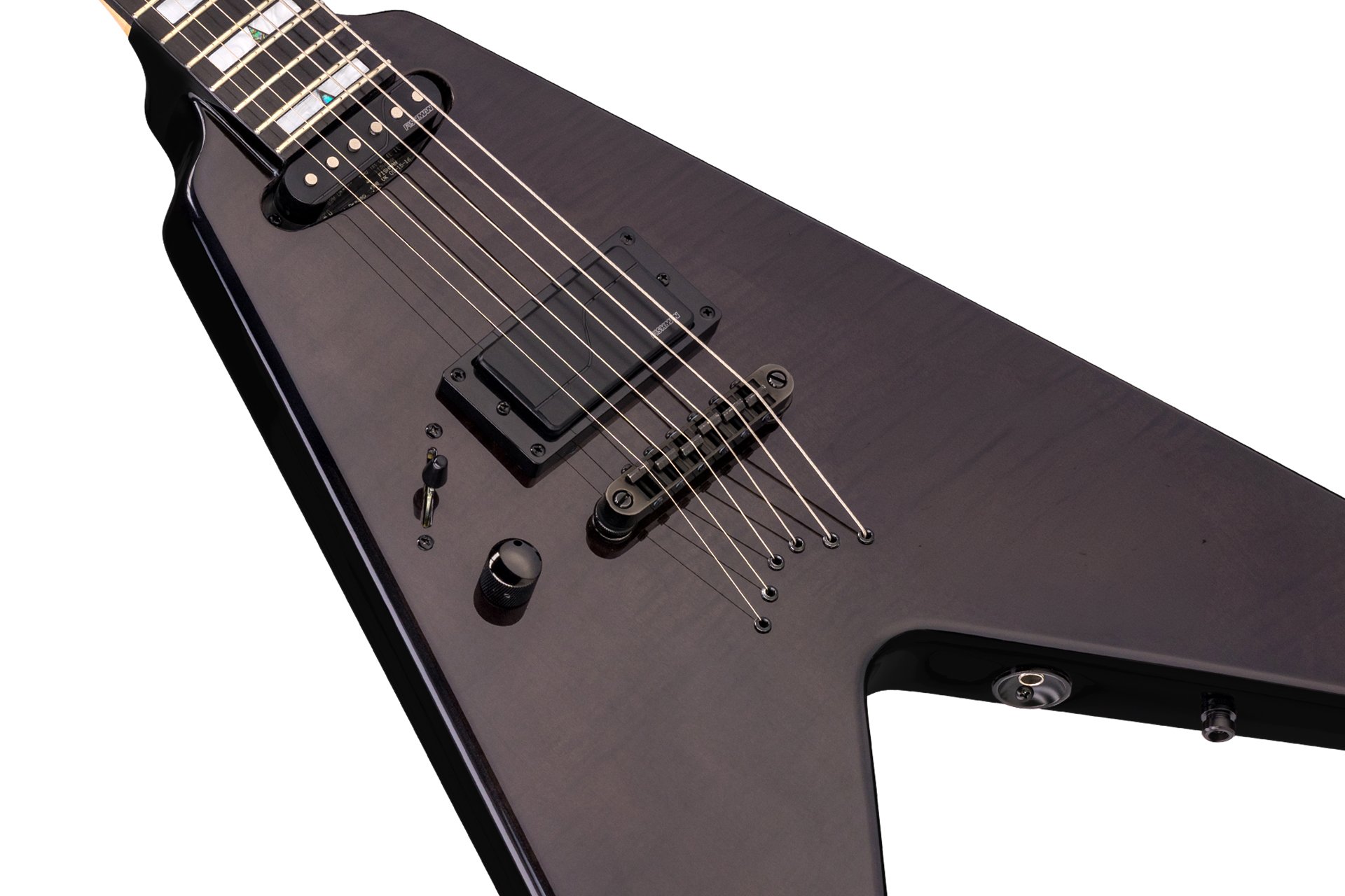 Artist Line Breaker WH-1 - Nirvana Black Transparent High Polish E-Gitarre