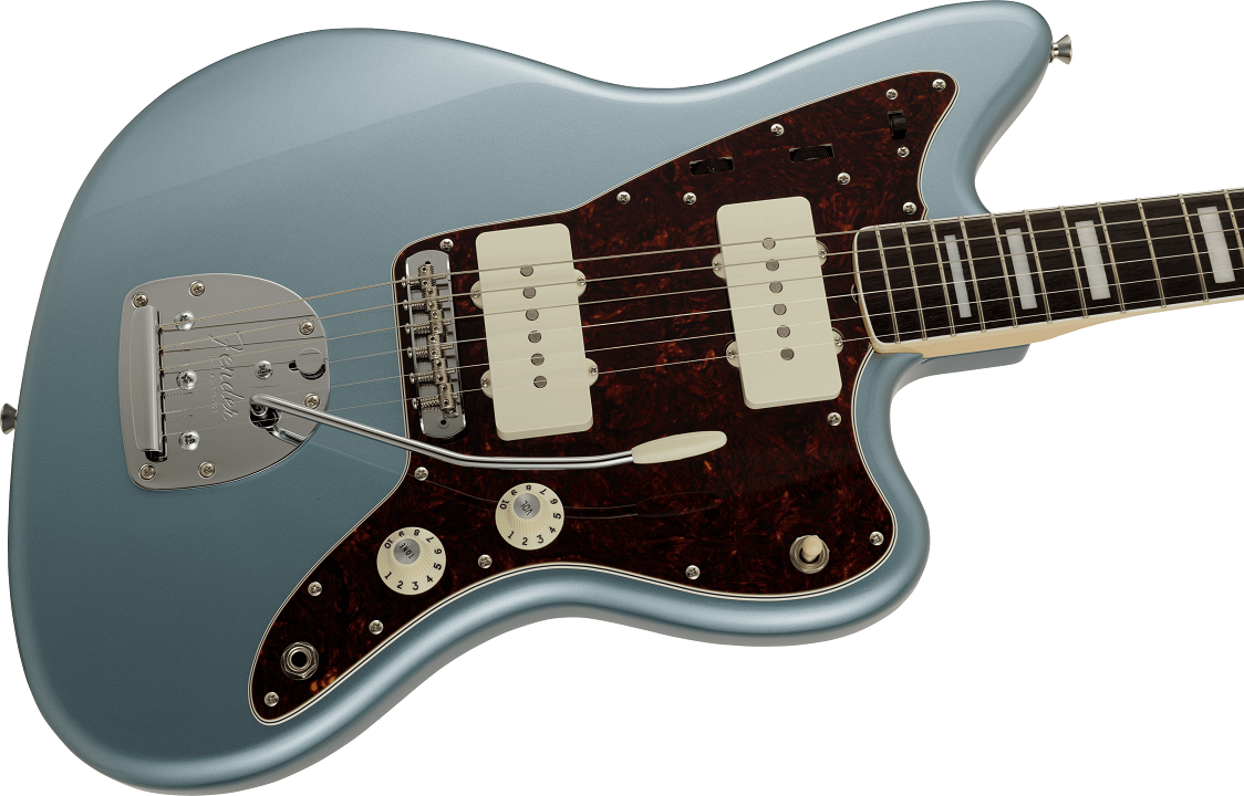 2023 Collection Made in Japan Traditional Late 60s Jazzmaster®, Rosewood Fingerboard, Ice Blue Metal