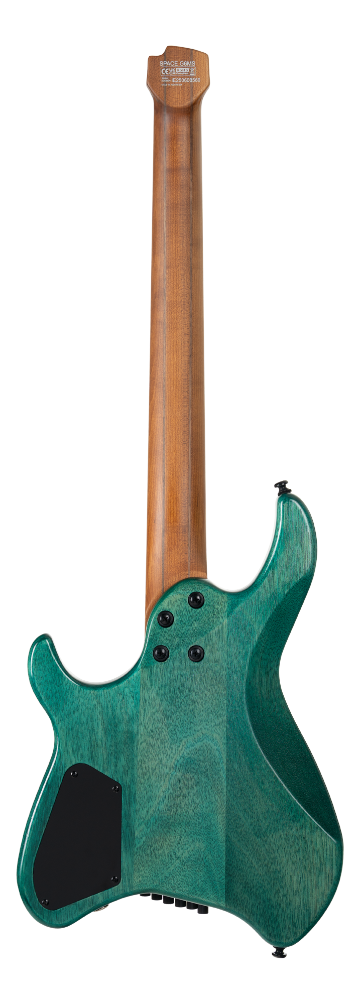 Space G6MS Semi Gloss Turquoise Headless E-Gitarre