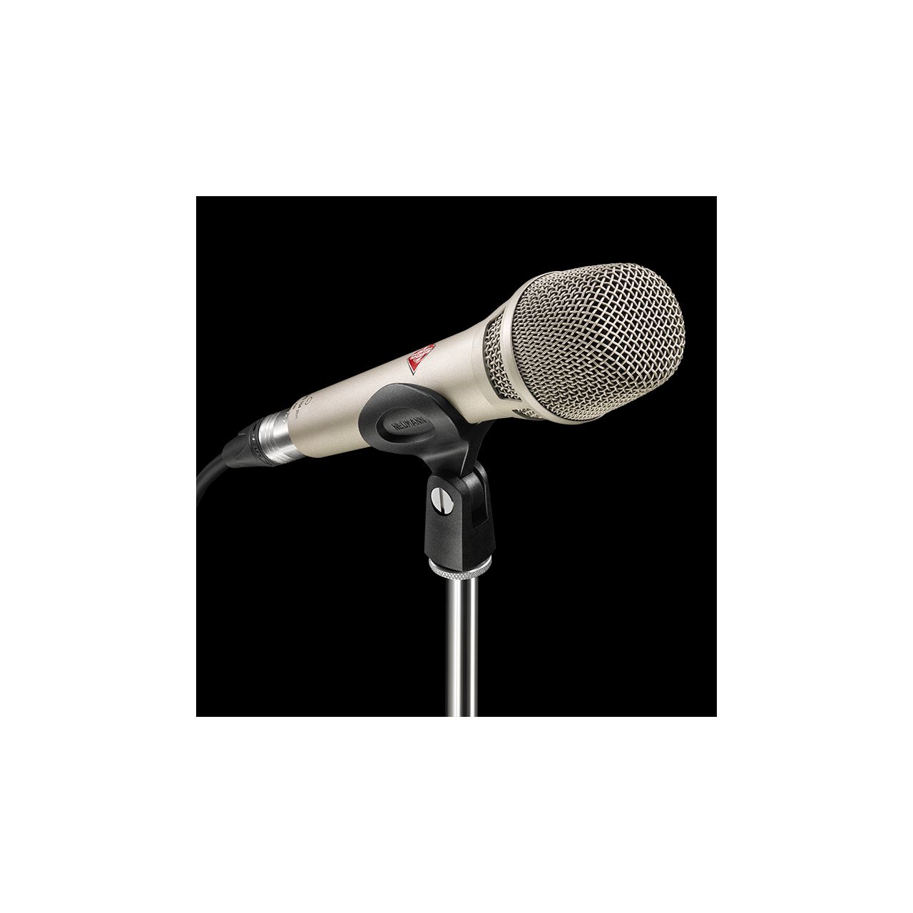 KMS 104 Plus - Gesangs-Mikrofon, Kondensator, Niere, 48V Phantomspeisung, XLR-3M, nickel, inklusive 