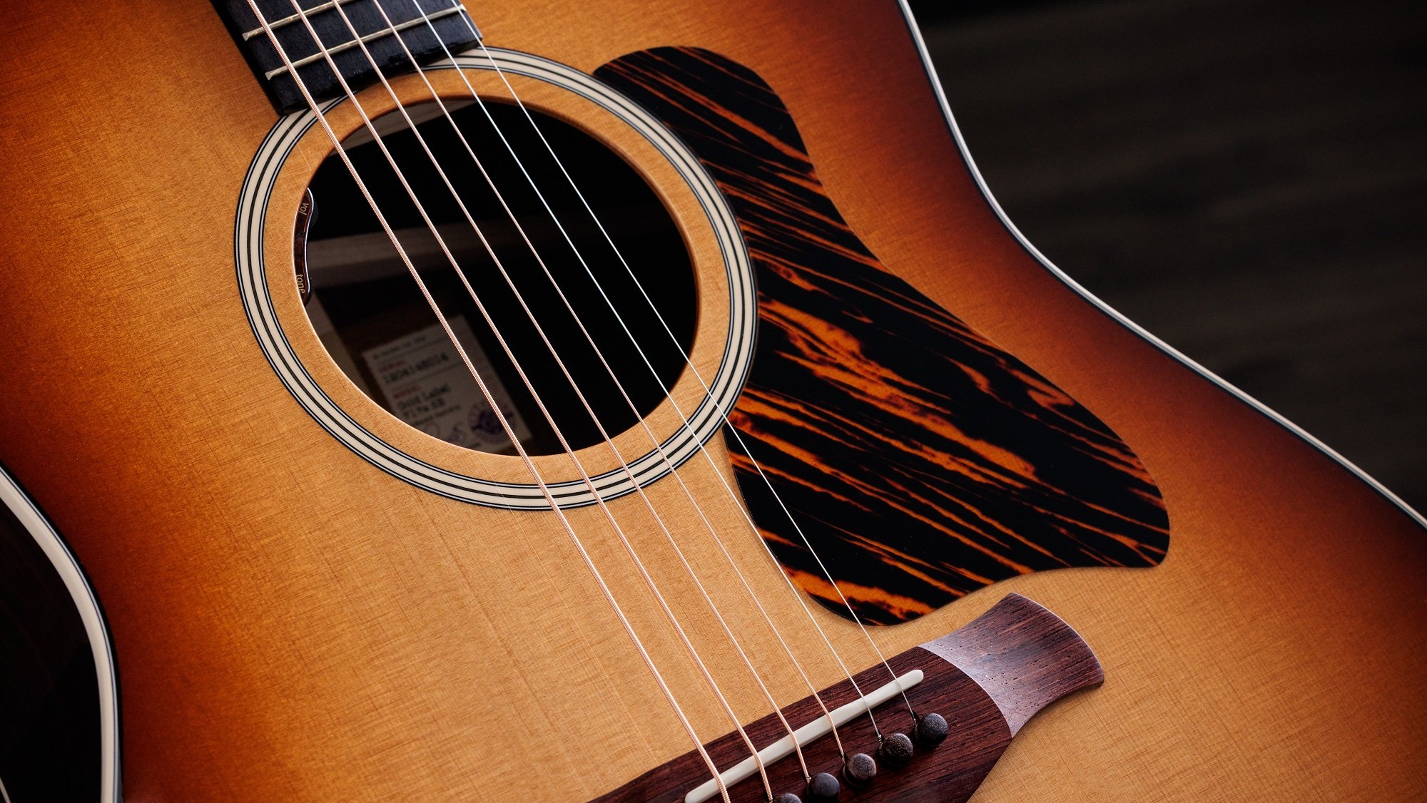 Gold Label 717e SB Firestripe Pickguard Westerngitarre