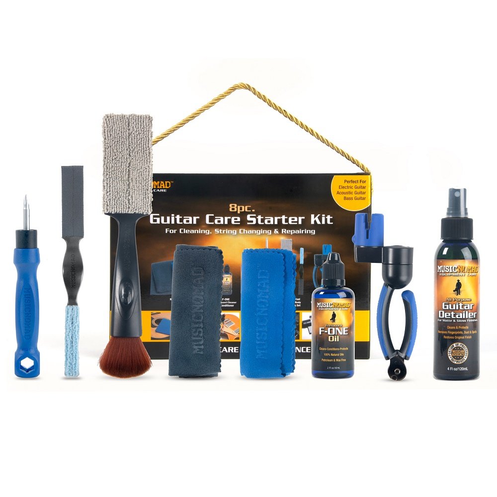 Guitar Care Kit 8 pcs MN299 - Cleaner & Tool Kit