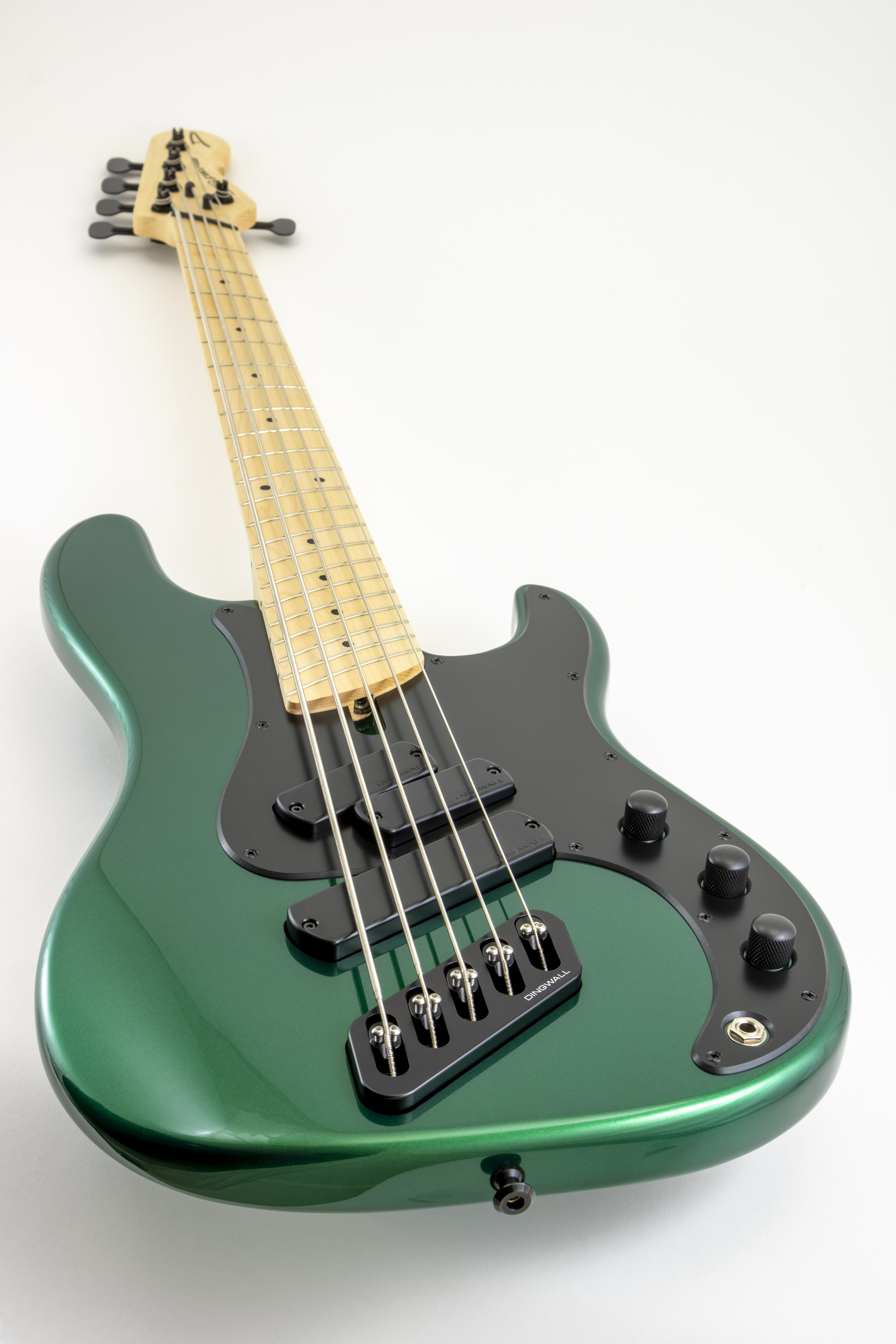 SP1 Maple 5-string Bass Gloss Dark Candy Green