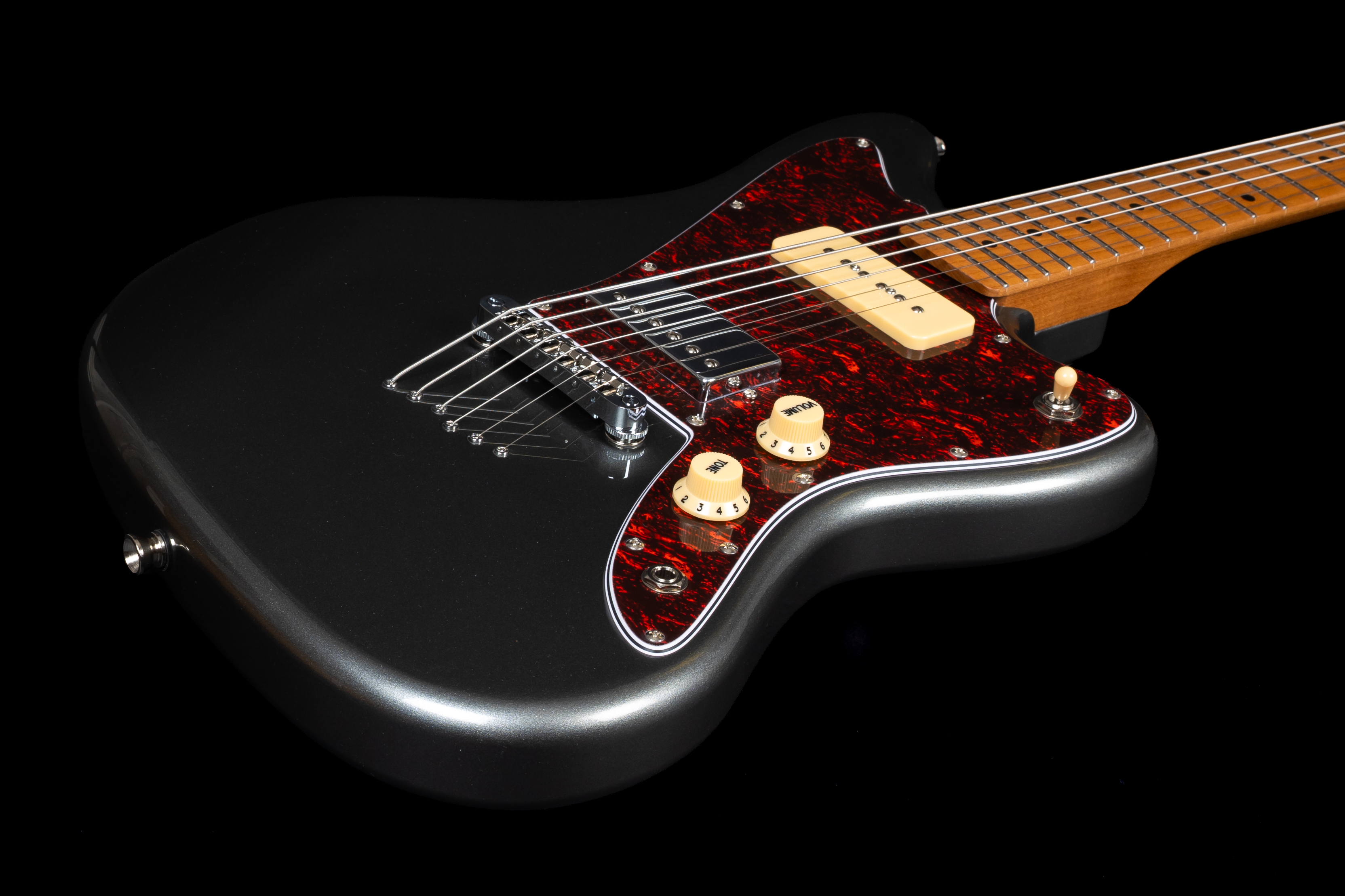 JJ-350 Baritone Charcoal E-Gitarre