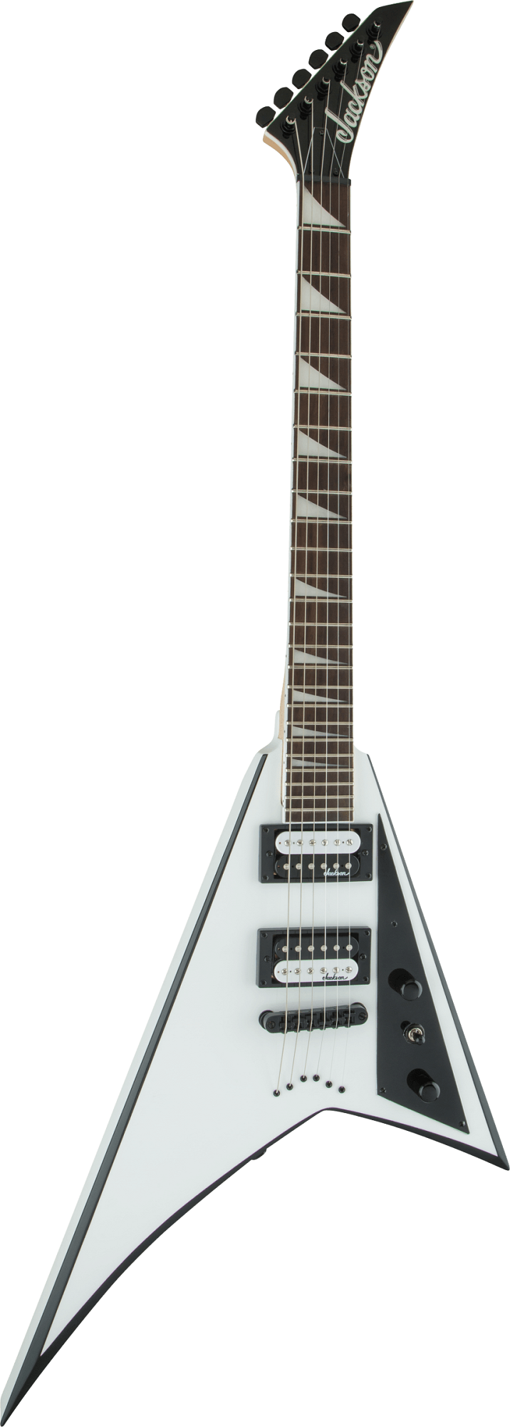 JS Series Rhoads JS32T White with Black Bevels