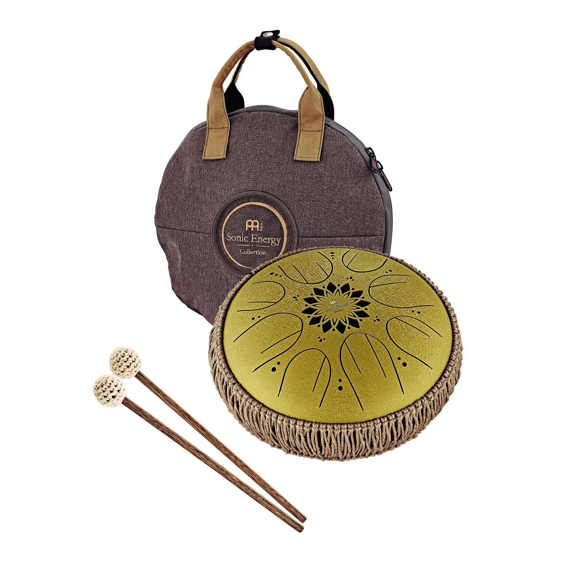 MOSTD3G Medium Octave Steel Tongue Drum Gold C Dur