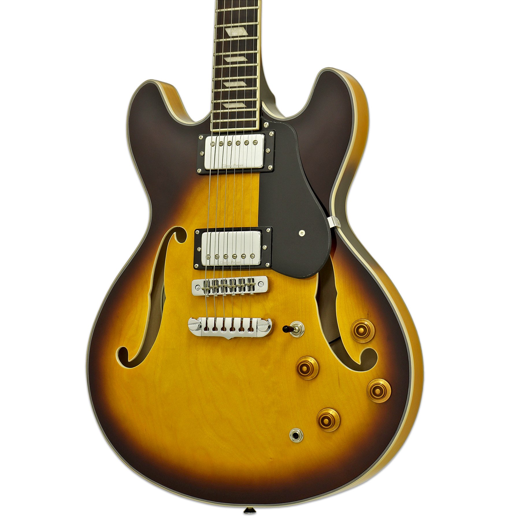 TA-CLASSIC Halbresonanzgitarre in Brown Sunburst