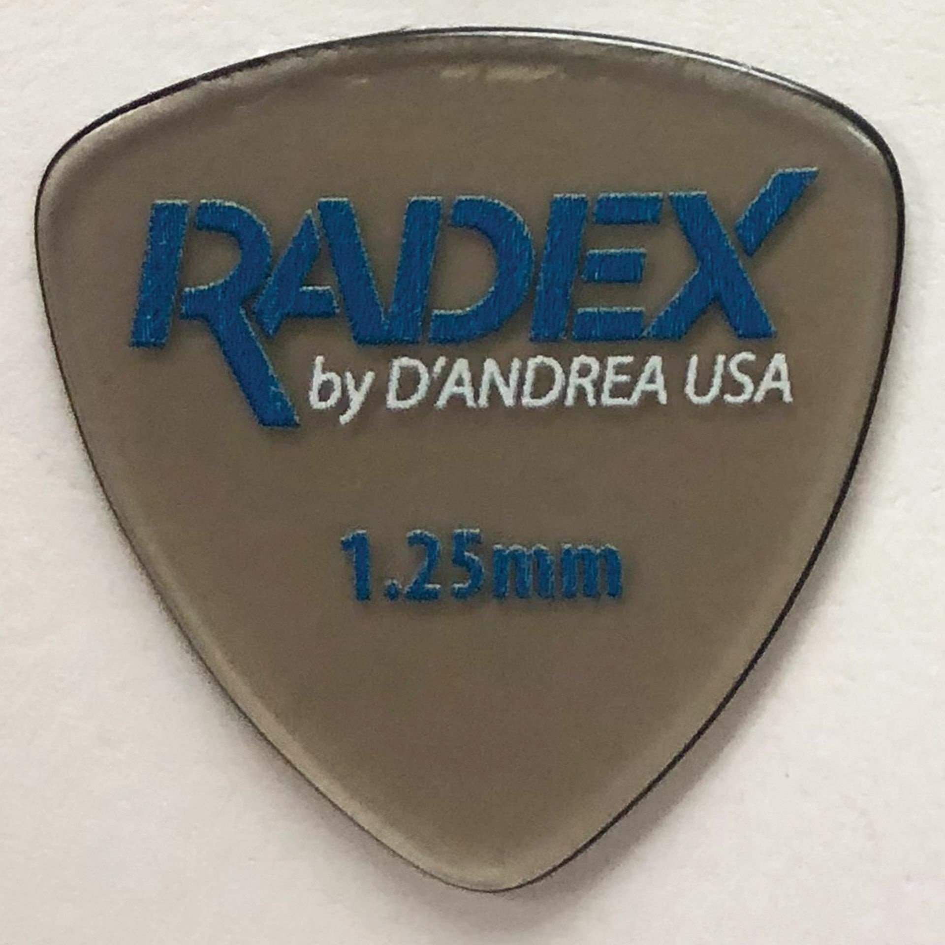 Radex Picks - 346 Shape (RDX346 1.25), 6 pcs Pick Pack, 1.25 mm, Smoke
