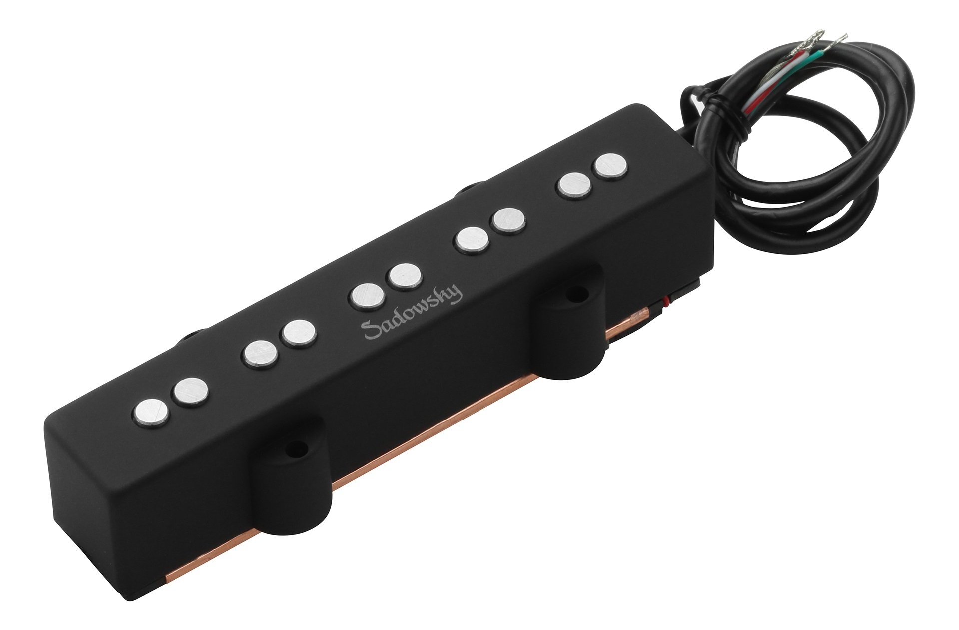 J-Style Bass Pickup, Wide, Noise-Cancelling, Stacked Coil, 5-String - Neck