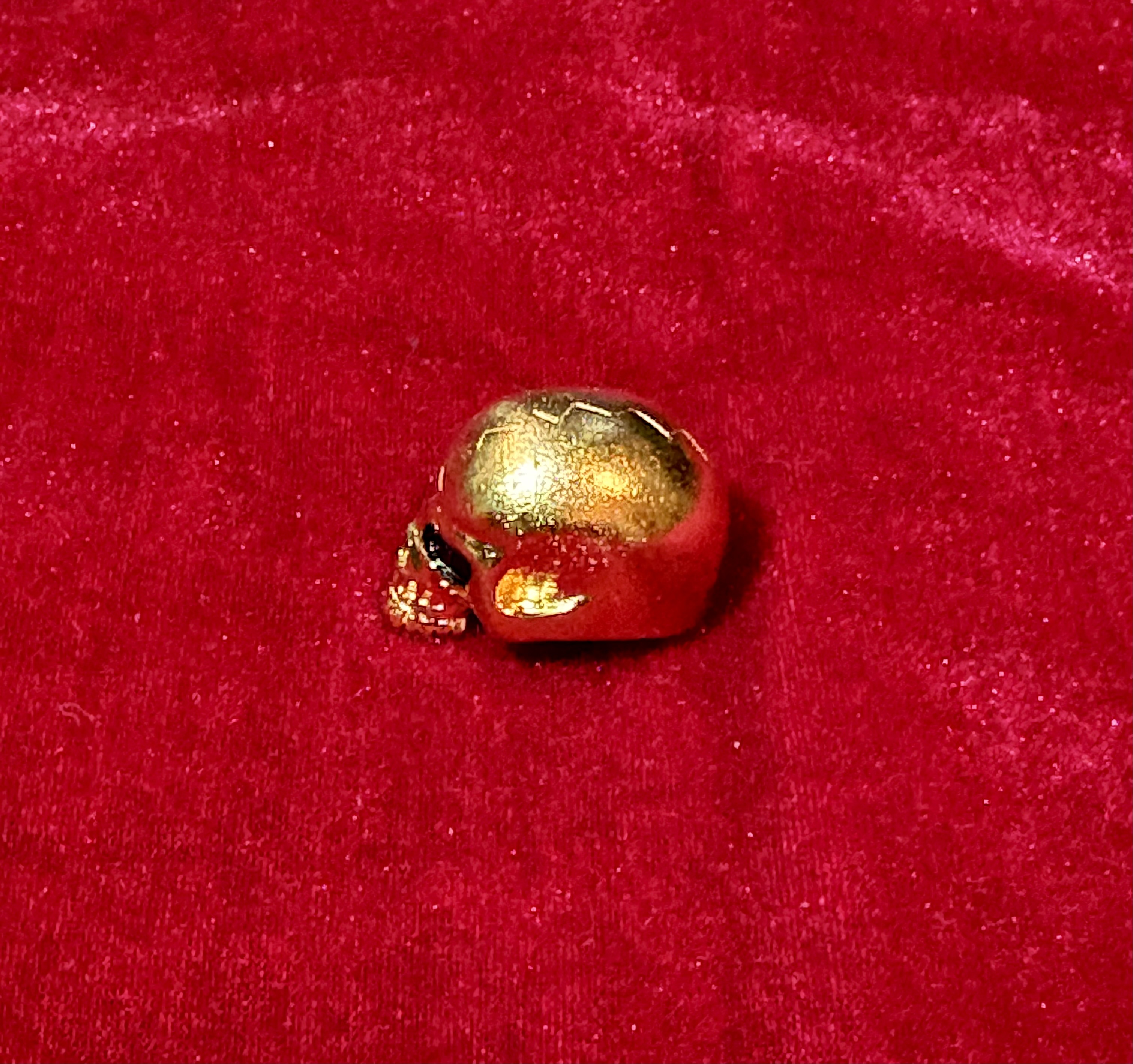 SK1 Potiknopf - Skull gold