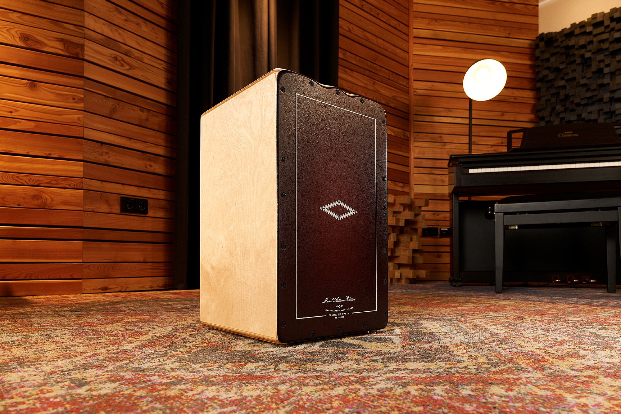 Artisan Edition Cajon Soleá Line - Dark Red Burst