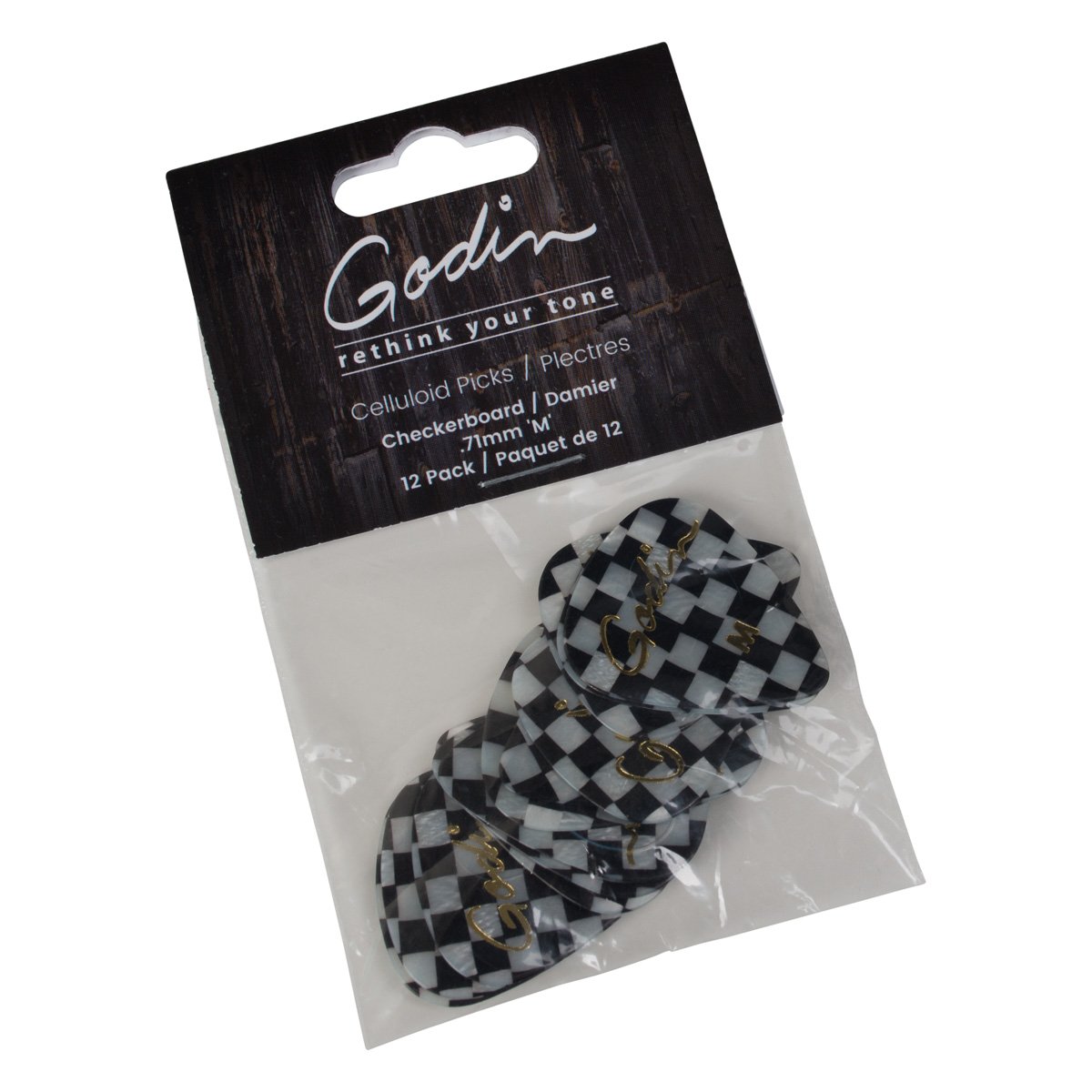 Picks Checkerboard .71mm  Medium