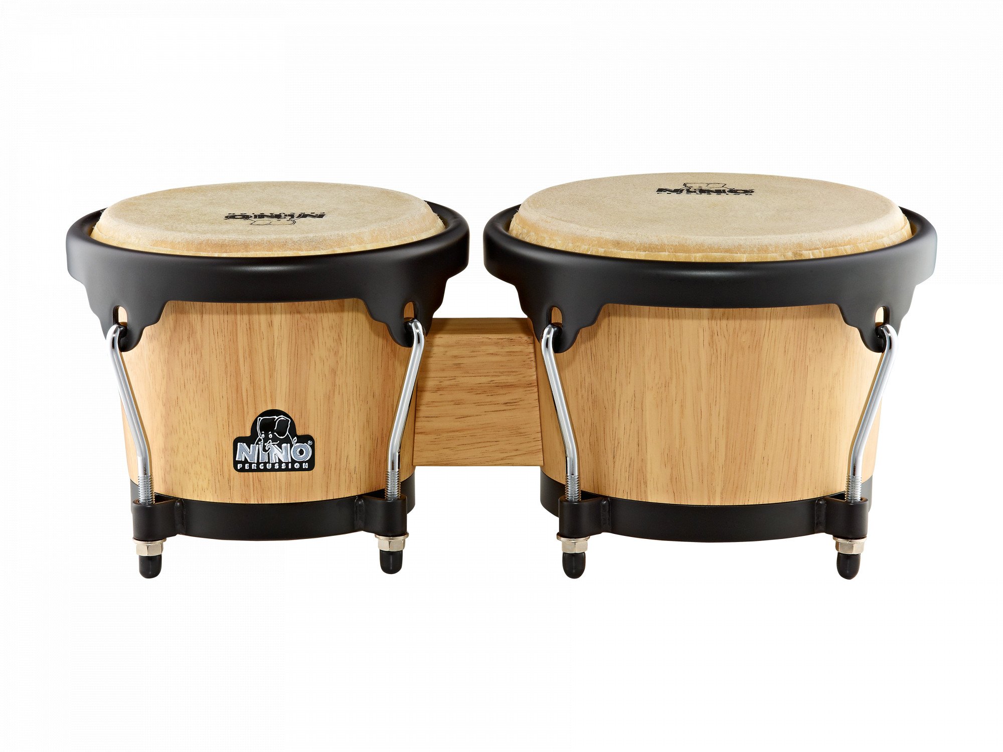 Holz-Bongo 6,5" & 7,5" – Kinder Percussion Instrument