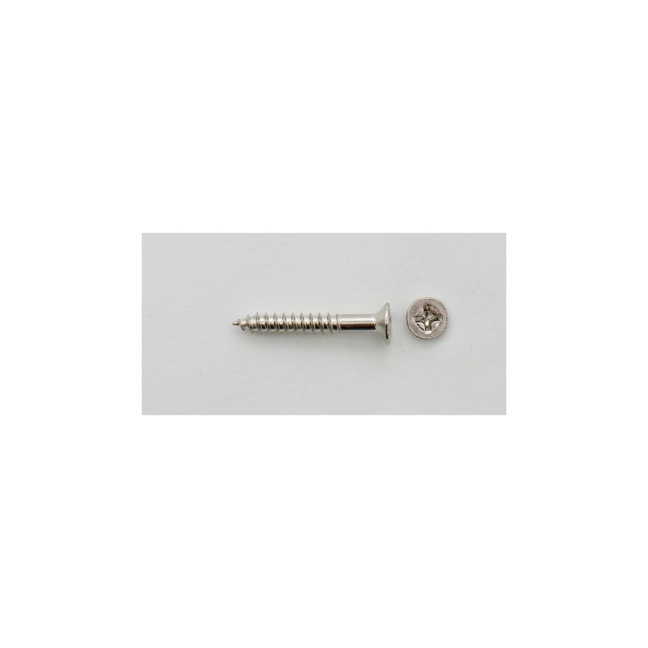 SR13C Brückenbefestigung, Senkkopf, flach, 3,5 x 25 mm, nickel