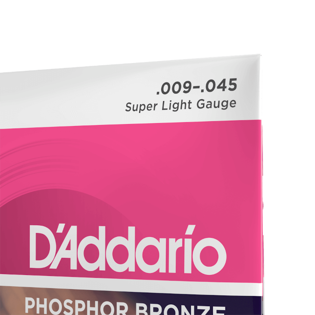 EJ23 Super Light, Phosphor Bronze Saiten für Akustikgitarre .009 - .045