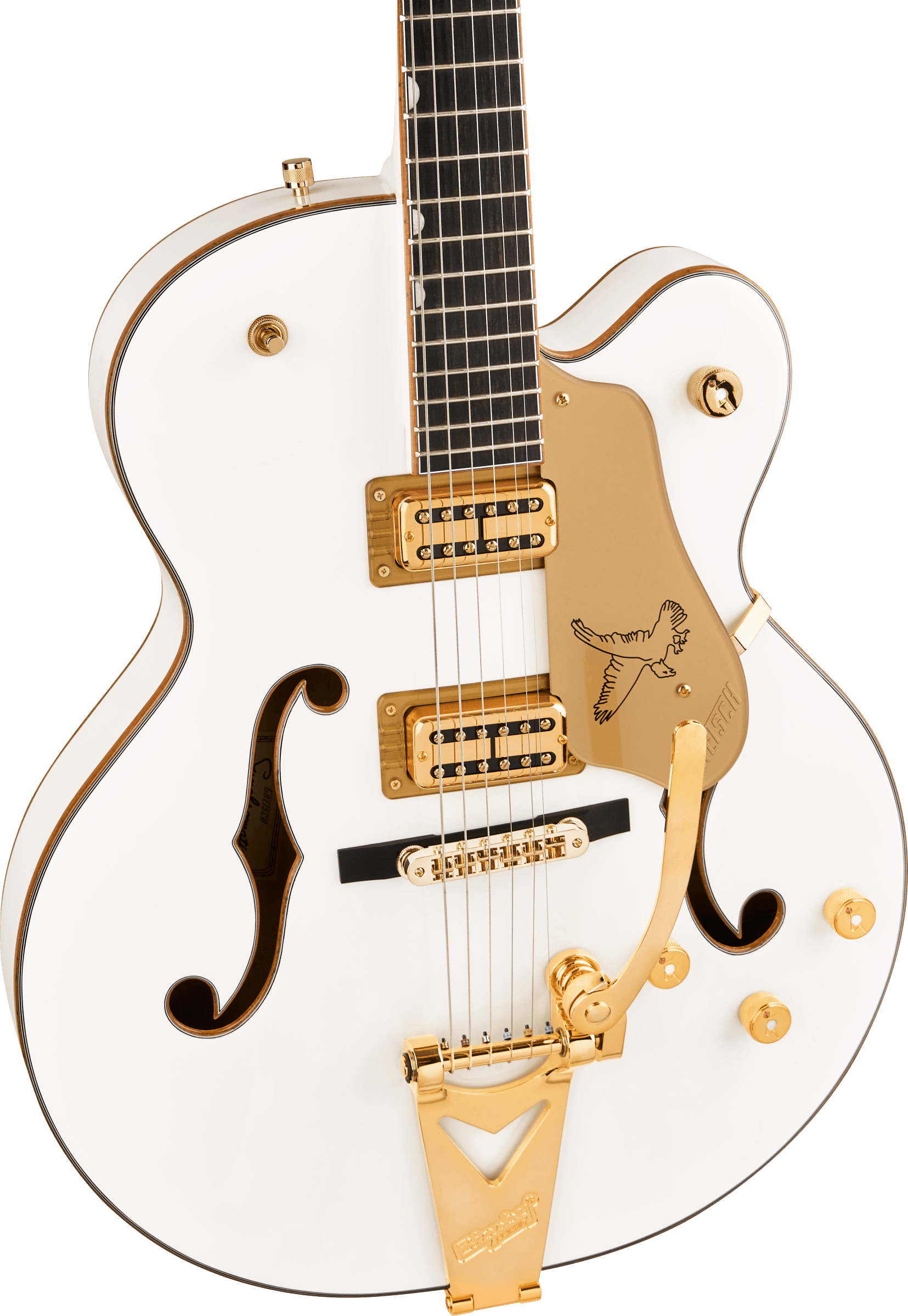 Synchromatic Falcon Hollow Body Single-Cut with Bigsby Snowcrest White