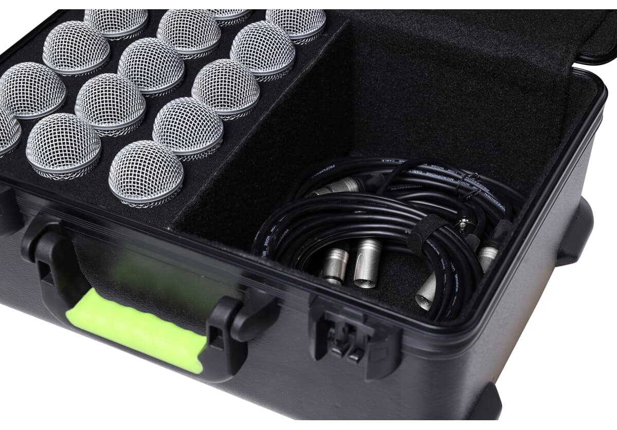 SH-Miccase 15 Mikrofon Case für bis zu 15 Mics