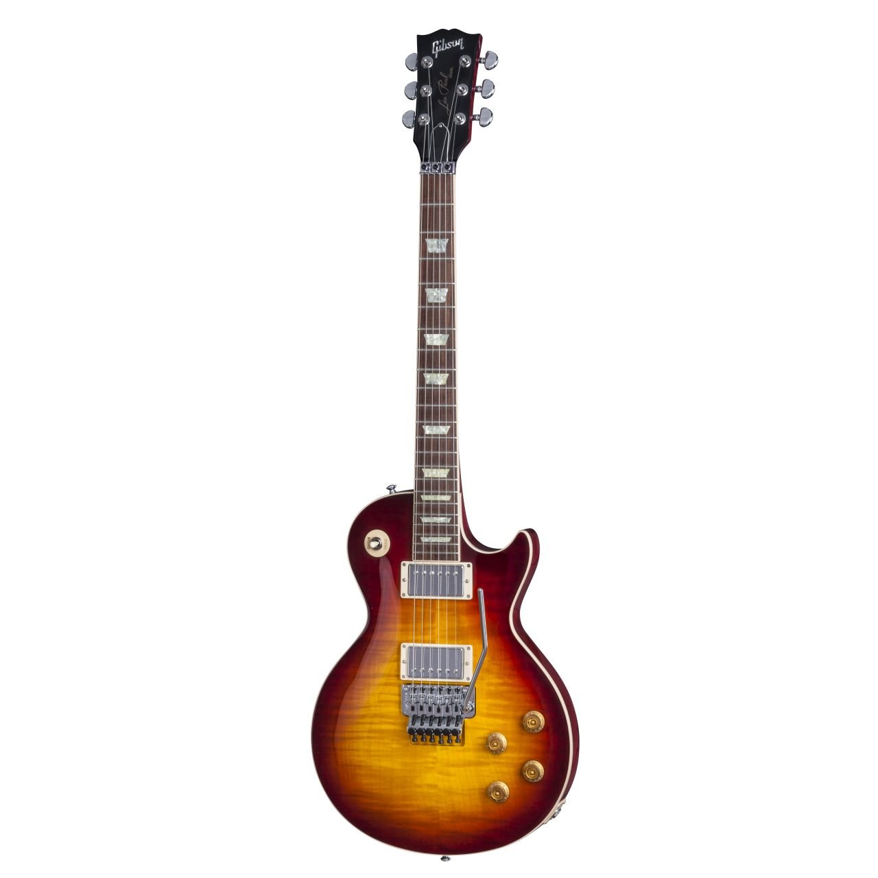 Modern Les Paul Axcess Standard Bourbon Burst Chrome Floyd Rose - E-Gitarre
