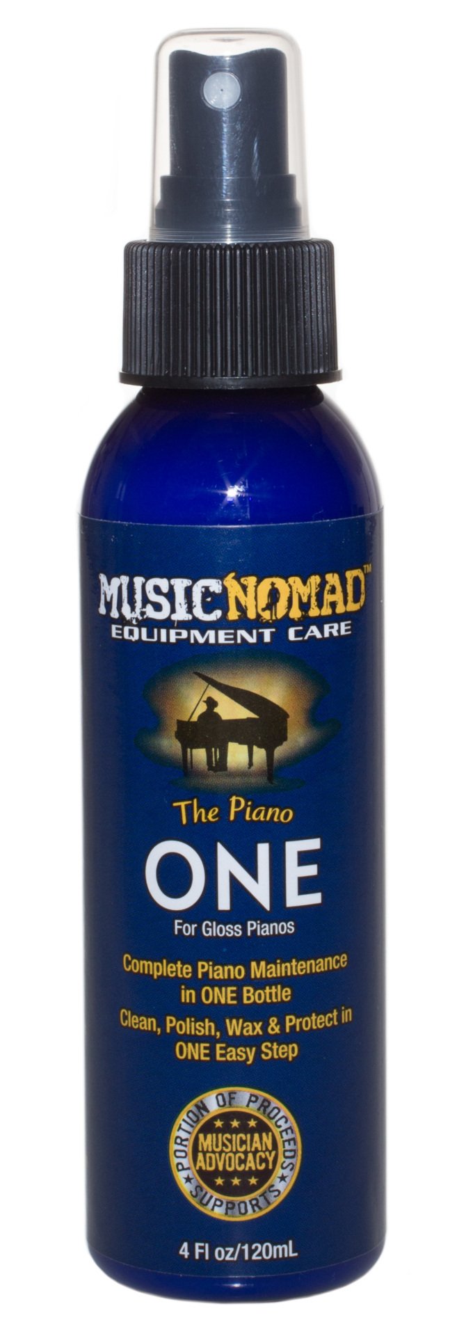 The Piano ONE MN130 All-In-One Cleaner Polish & Wax for Gloss Pianos 120 ml
