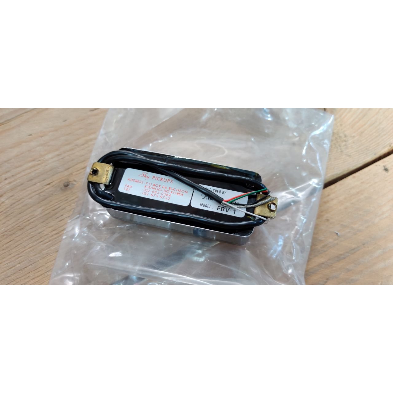 Model FBV-1 Design Kent Armstrong Pickup, Chrome (Ohne OVP)