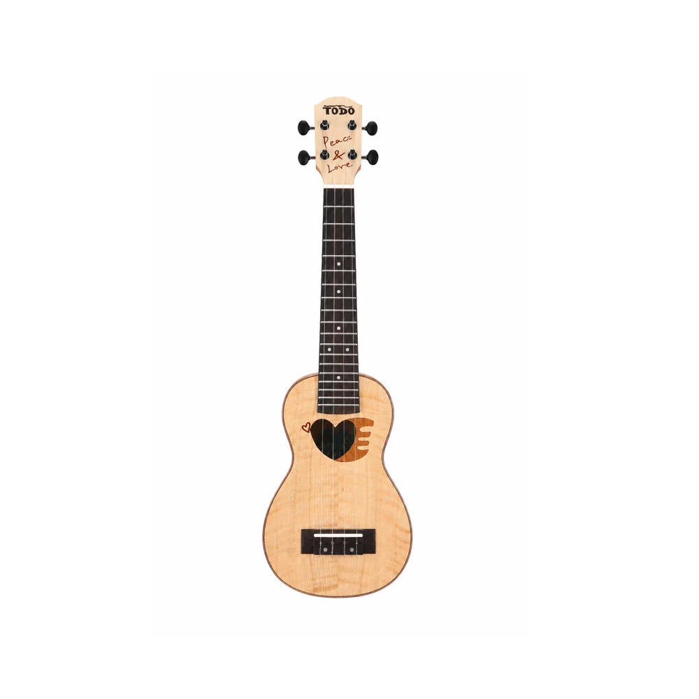 Dove of PeaceUkulele Maple Top Solid +Aged Wood Soprano  