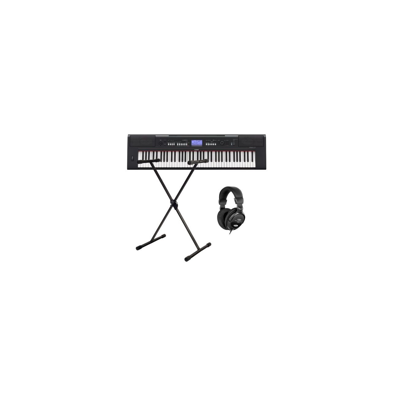 Yamaha NP-V60 Portable Piano Bundle inkl. Ständer und Kopfhörer