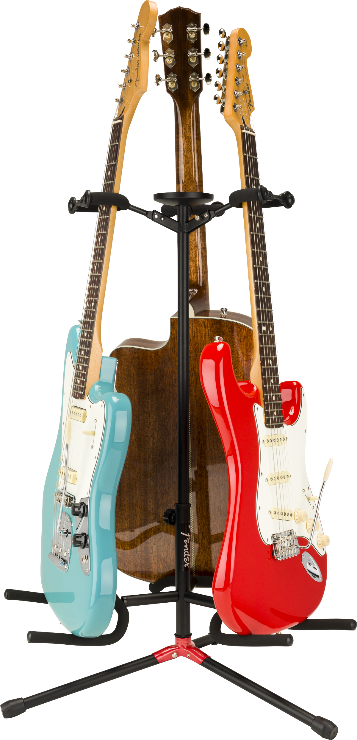 Adjustable Triple Cradle Guitar Stand