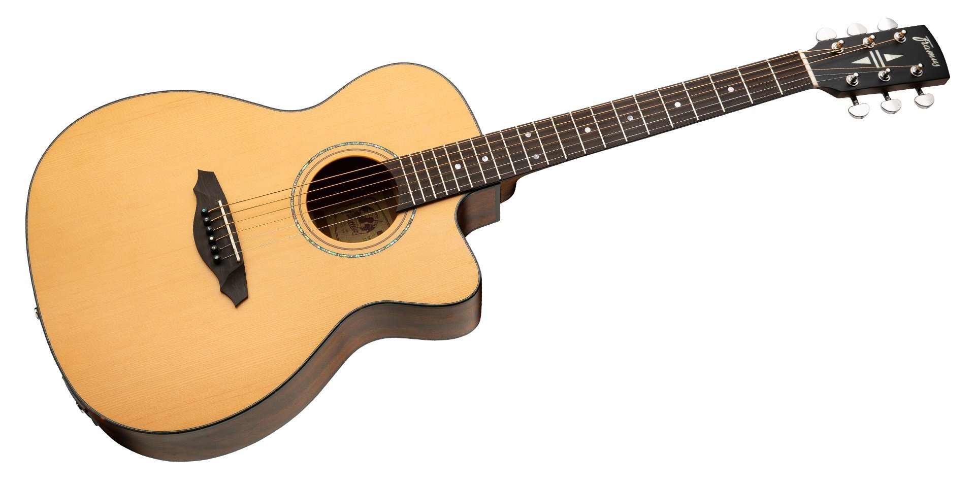 Legacy Series FF 14 SV Folk, with Cutaway & EQ - Vintage Transparent Satin Natural Tinted