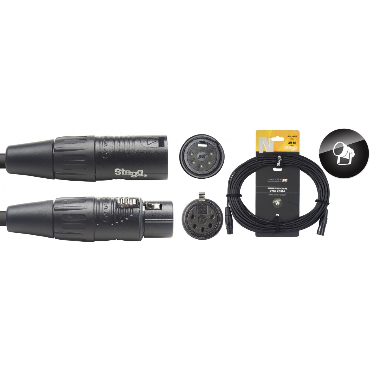 DMX-Kabel - 5pol. - 20m