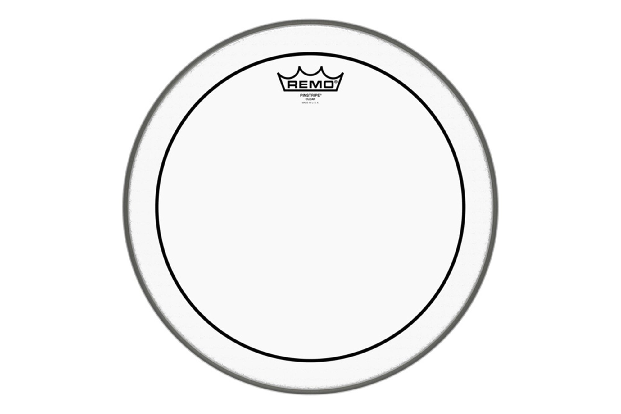 16" Pinstripe Clear Tom Fell