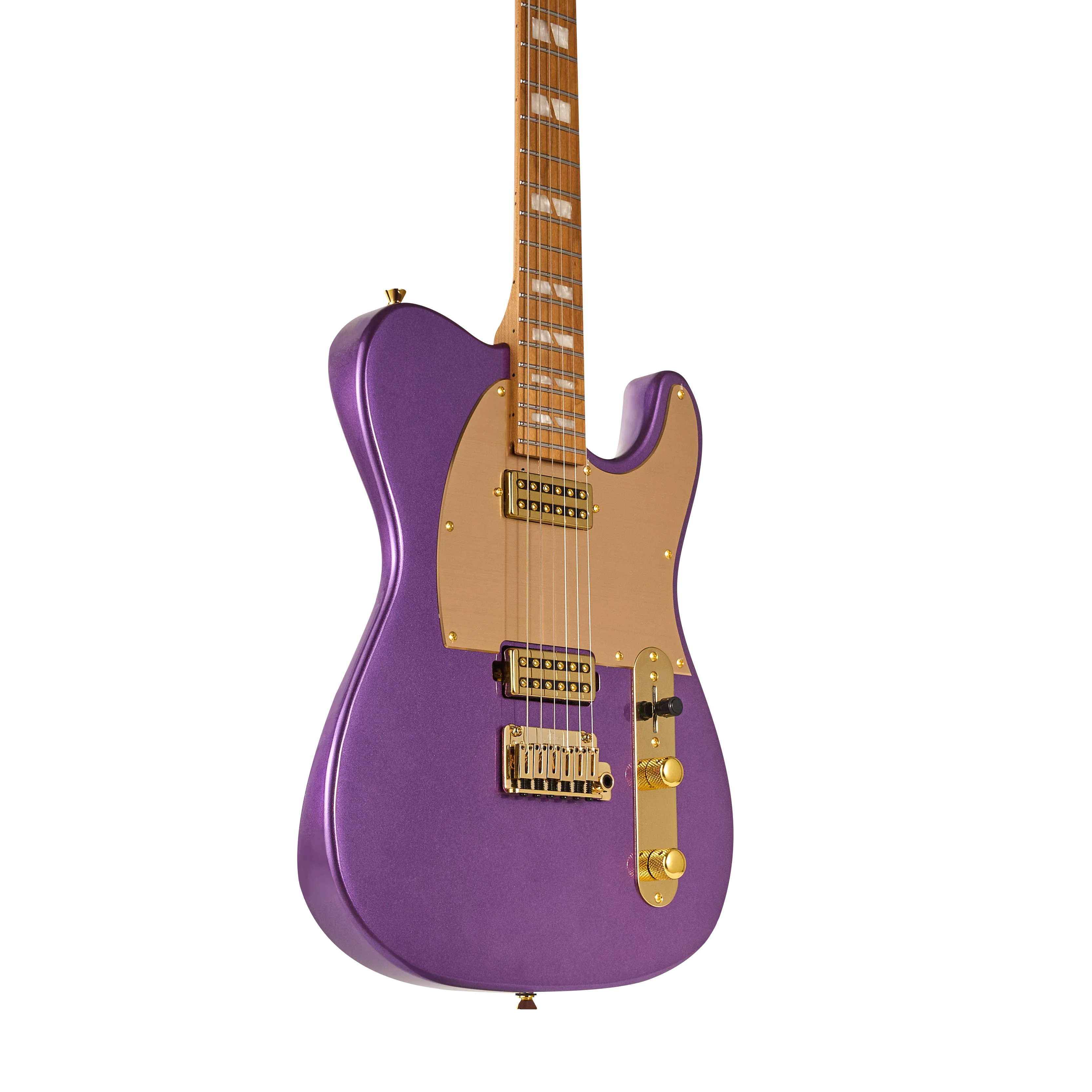 KT-Standard Gold HH Rosewood Pearl White E-Gitarre