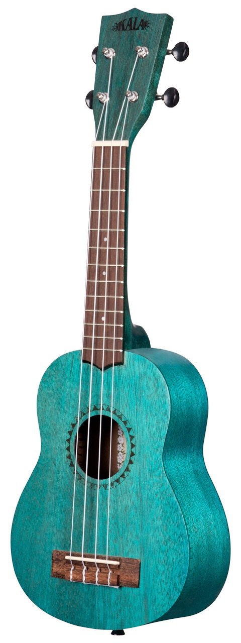 KA-MRT-BLU-S Ocean Blue Watercolor Meranti Soprano Ukulele