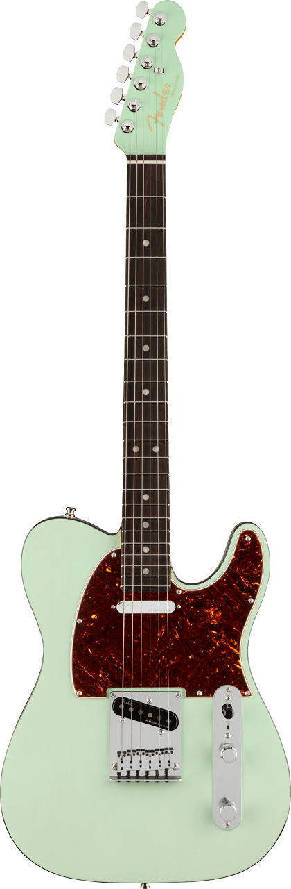 Ultra Luxe Telecaster®, Rosewood Fingerboard, Transparent Surf Green
