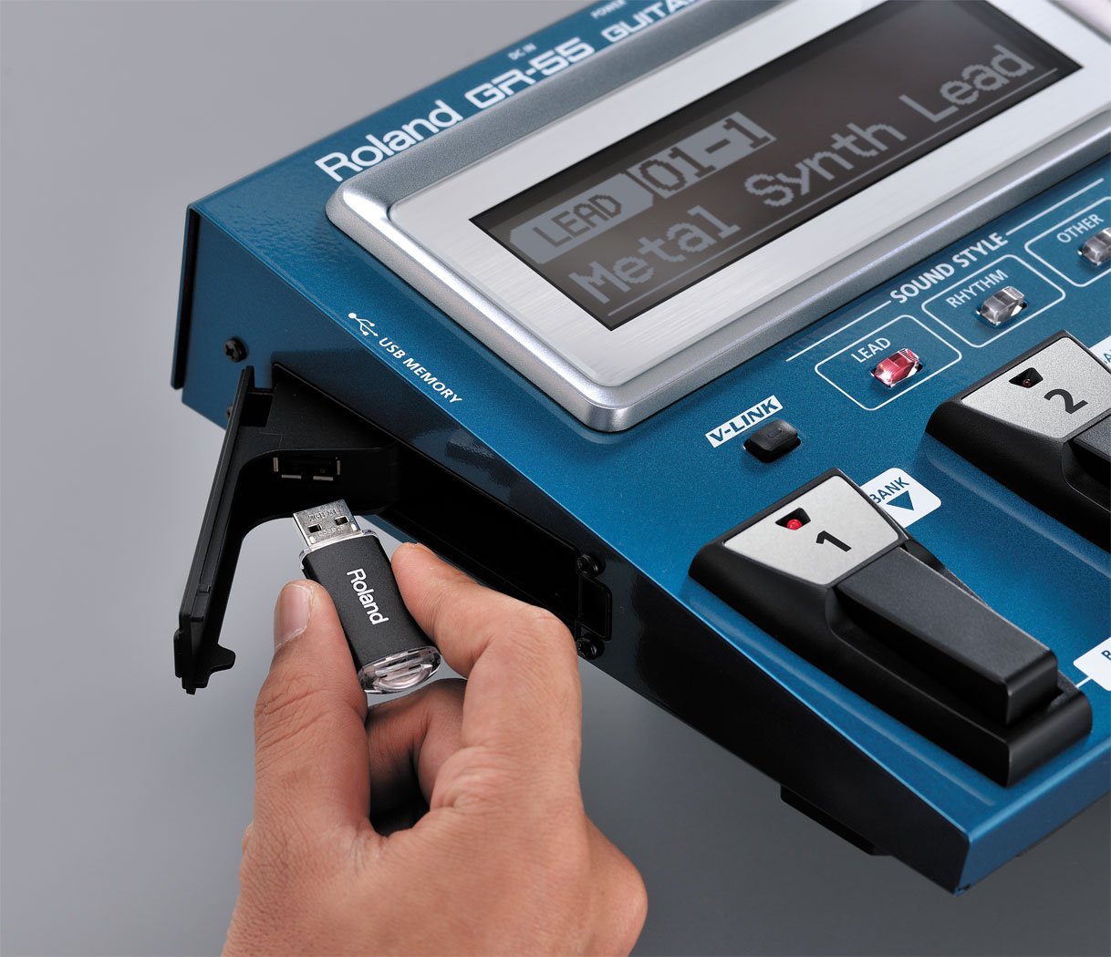 GR-55GK-BK Synthesizer inkl. GK-3 Pickup