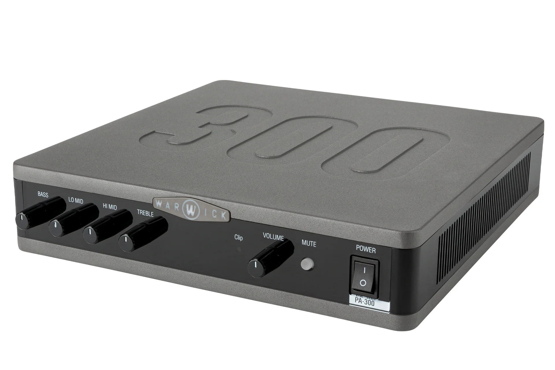 Stage Series PA 300 Bass Power Amp Head with 4-Band Equalizer, 300 Watt