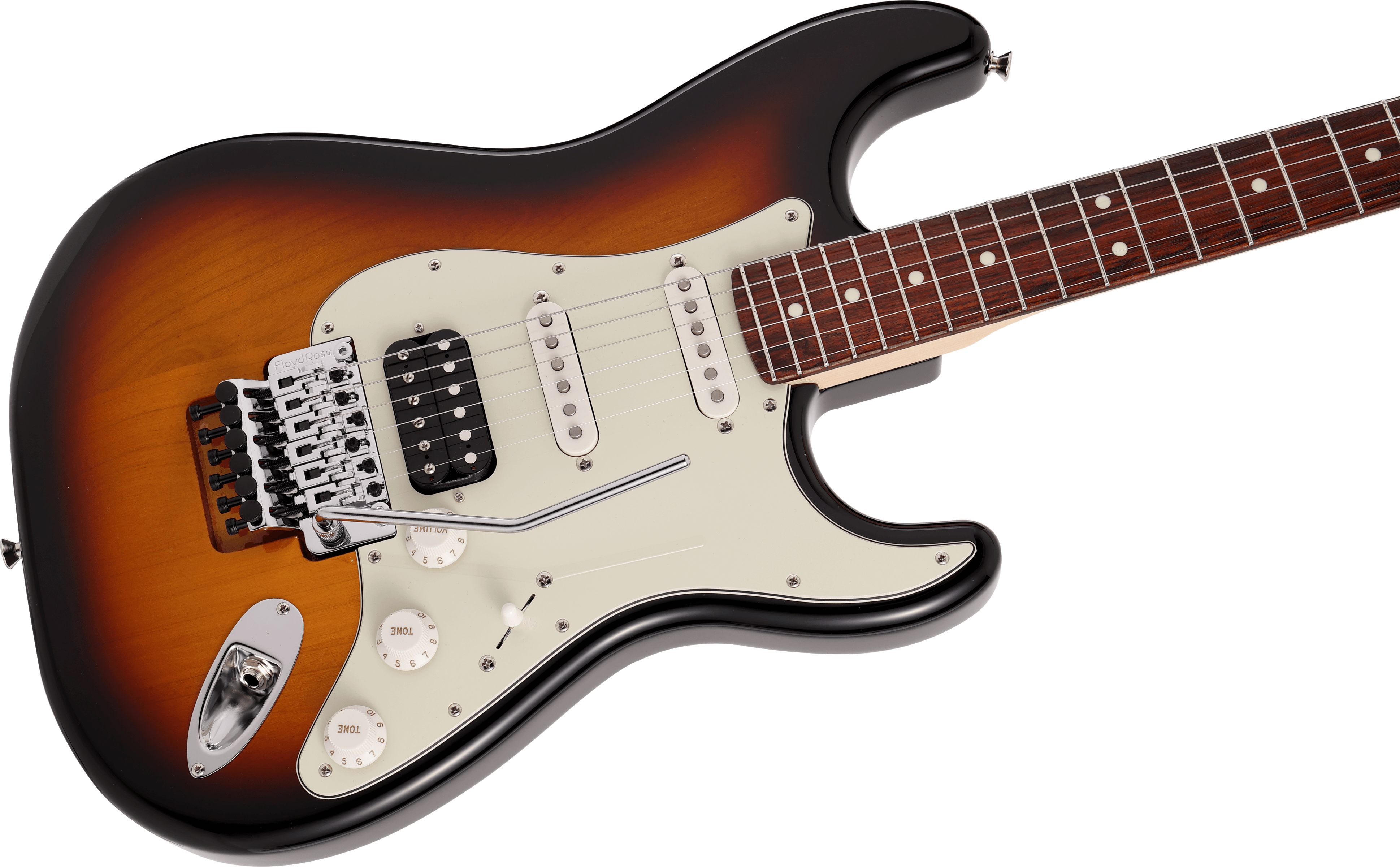 Made in Japan Limited Stratocaster® with Floyd Rose®,  3-Color Sunburst