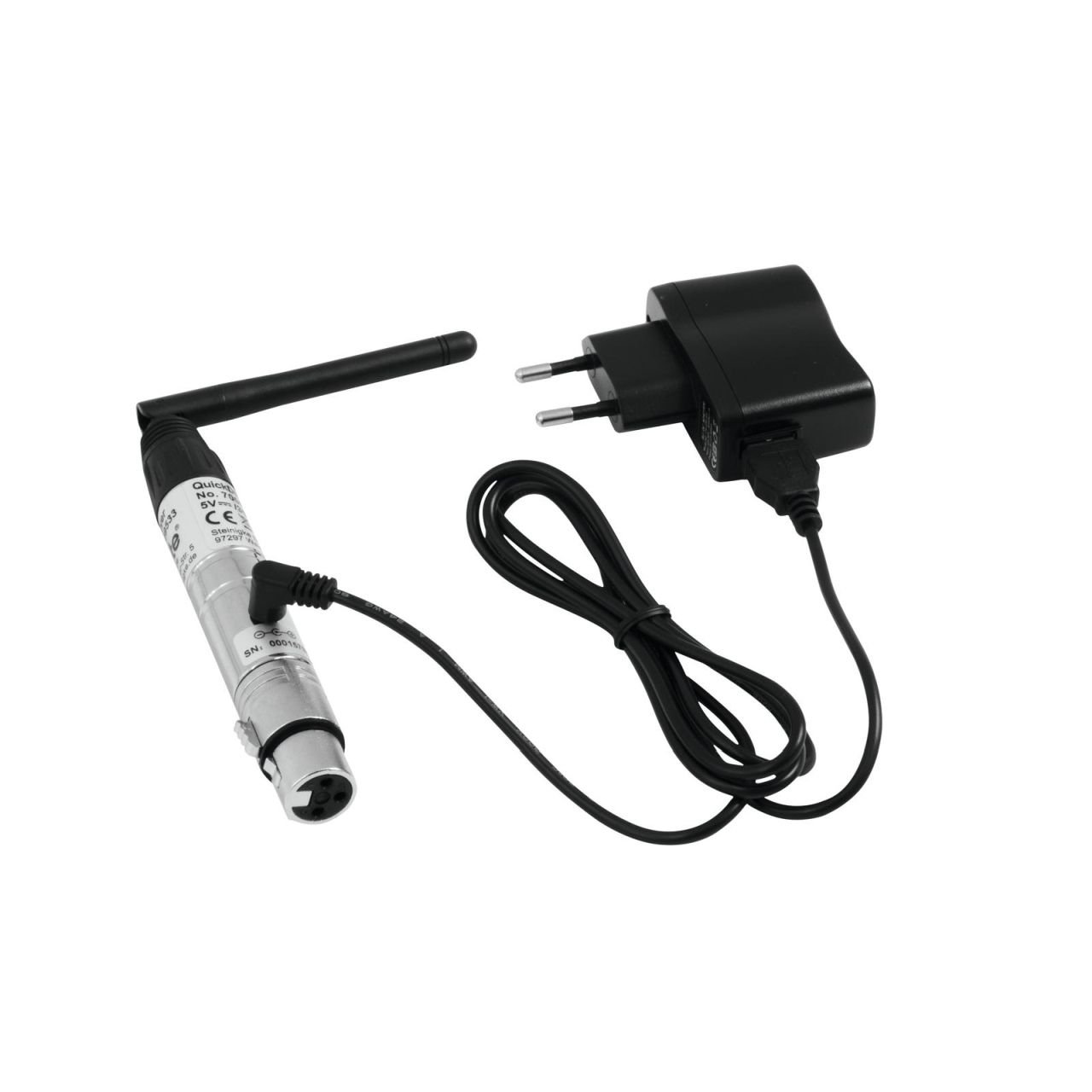 QuickDMX Funkempfänger - Kompakter DMX-Funkempfänger 2,4 GHz