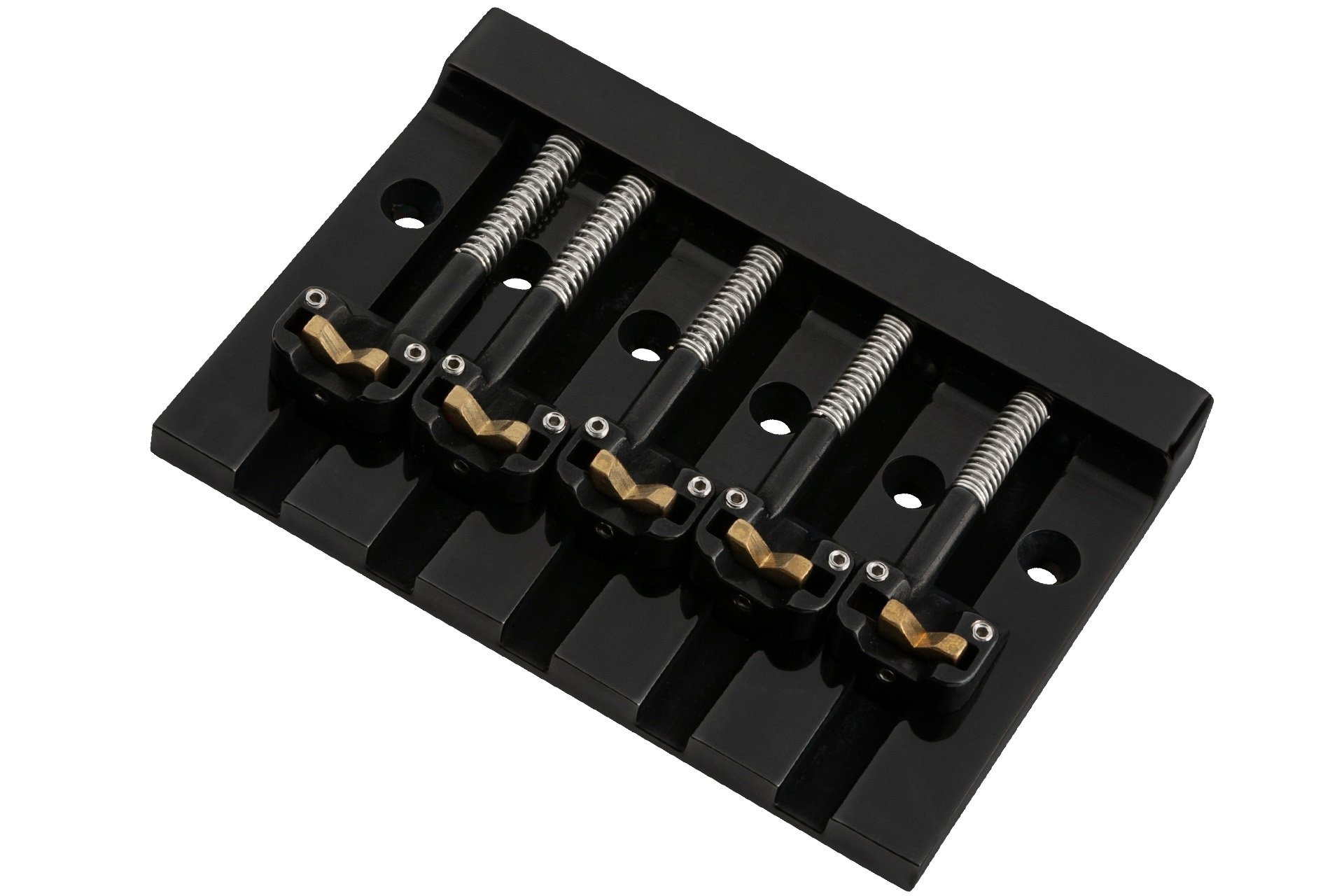 HIPSHOT 5 String KickAss Bass Bridge - Mounting Style II - Black