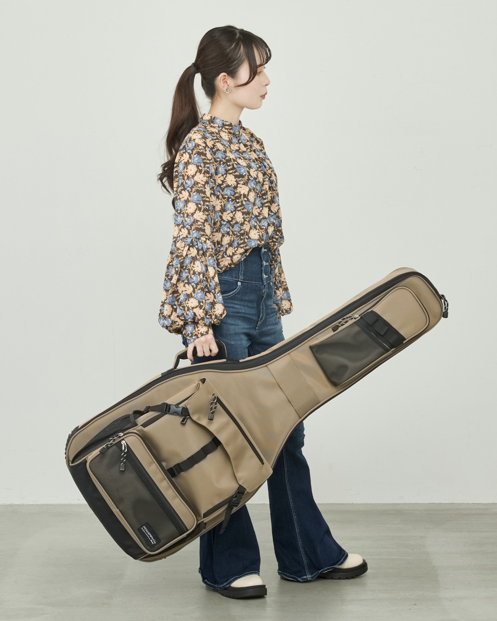 POWERPAD Gigbag für E-Gitarre - Khaki