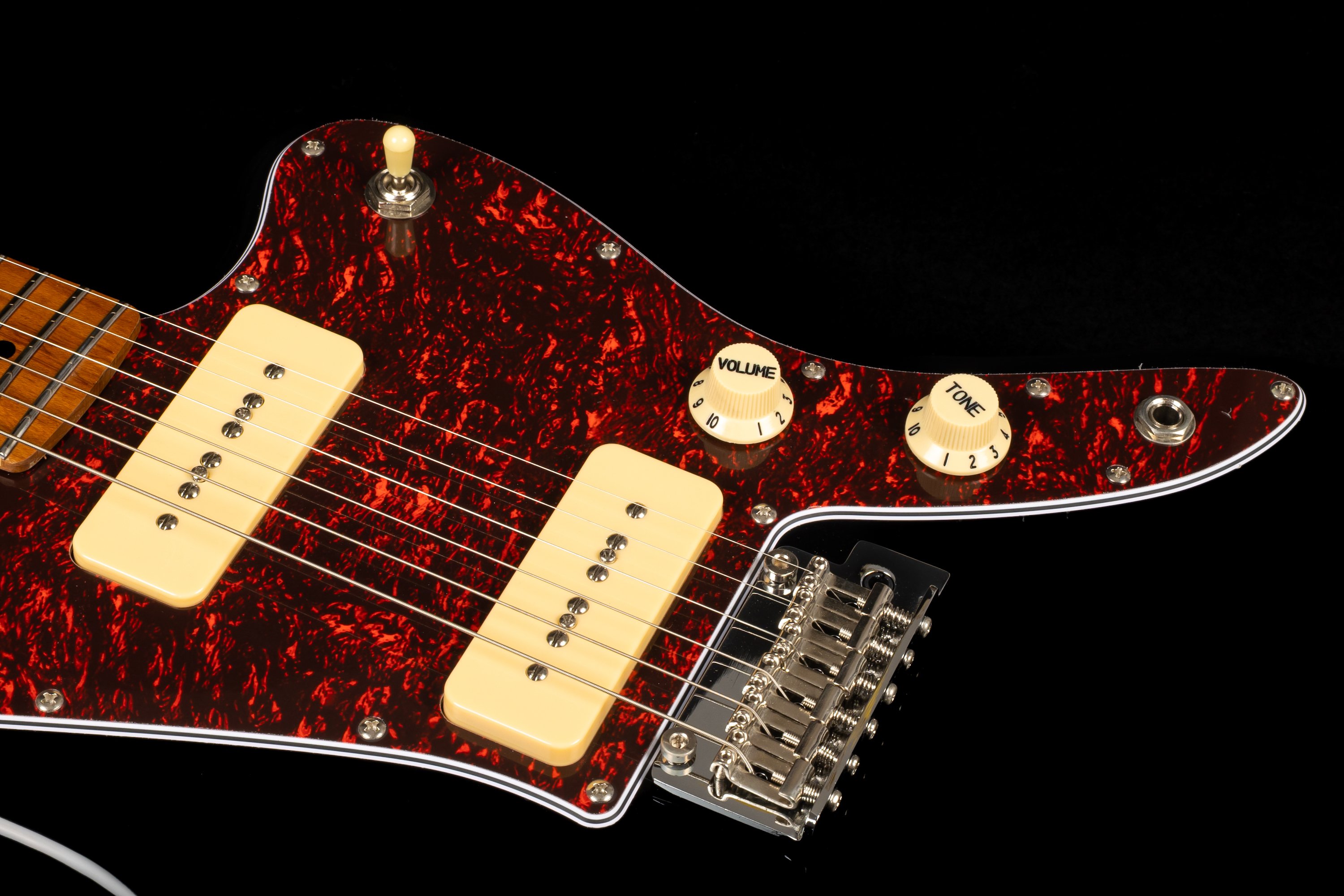 JJ-300  P90 BK E-Gitarre Black