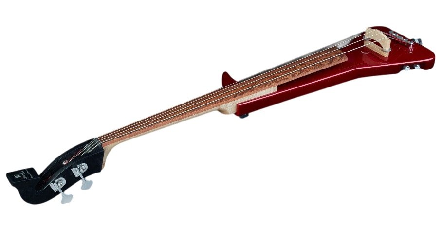 RockBass Triumph Lite, 4-String - Solid Red Metallic High Polish