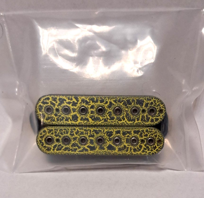 MGH-77B Yellow Crackle Humbucker für 7 Saiter