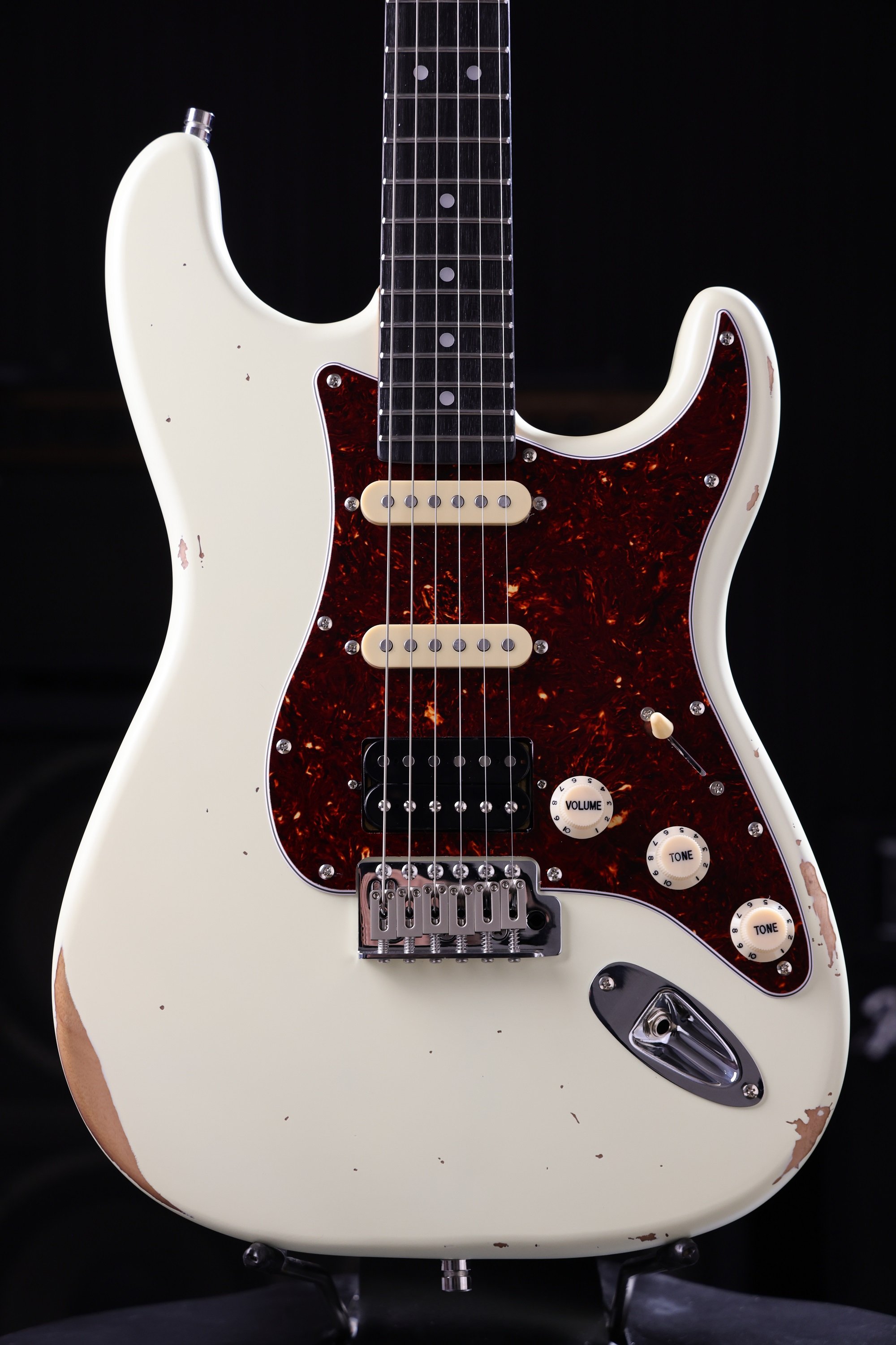 PS-7 OW R Olympic White Relic E-Gitarre