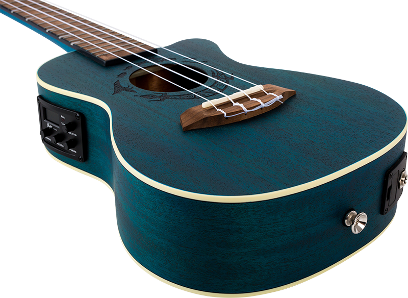 DUC380 CEQ Topaz Electro-Acoustic Concert Ukulele