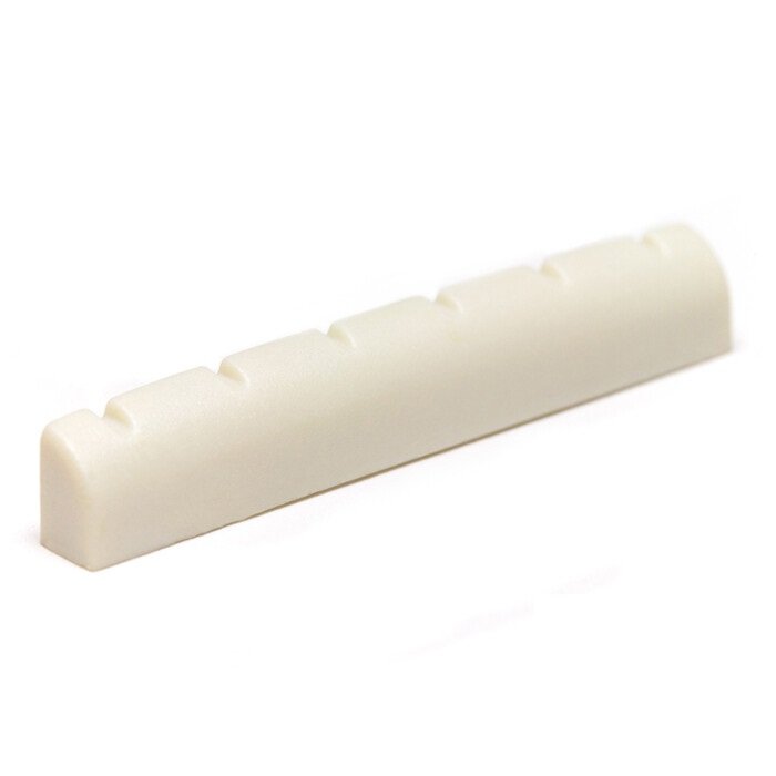TUSQ PQ-6260-L0 - Classical Guitar Nut, Flat, Slotted, 1 15/16" long , Lefthand Version