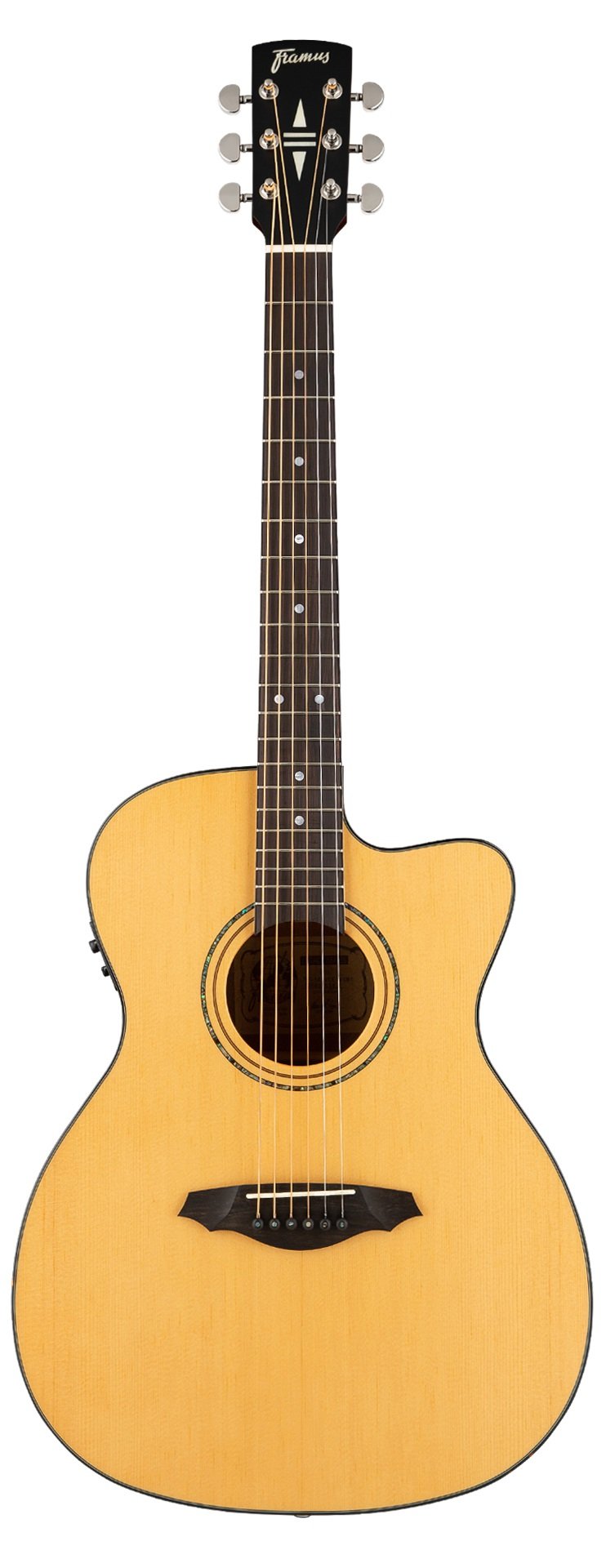 Legacy Series FF 14 SV Folk, with Cutaway & EQ - Vintage Transparent Satin Natural Tinted