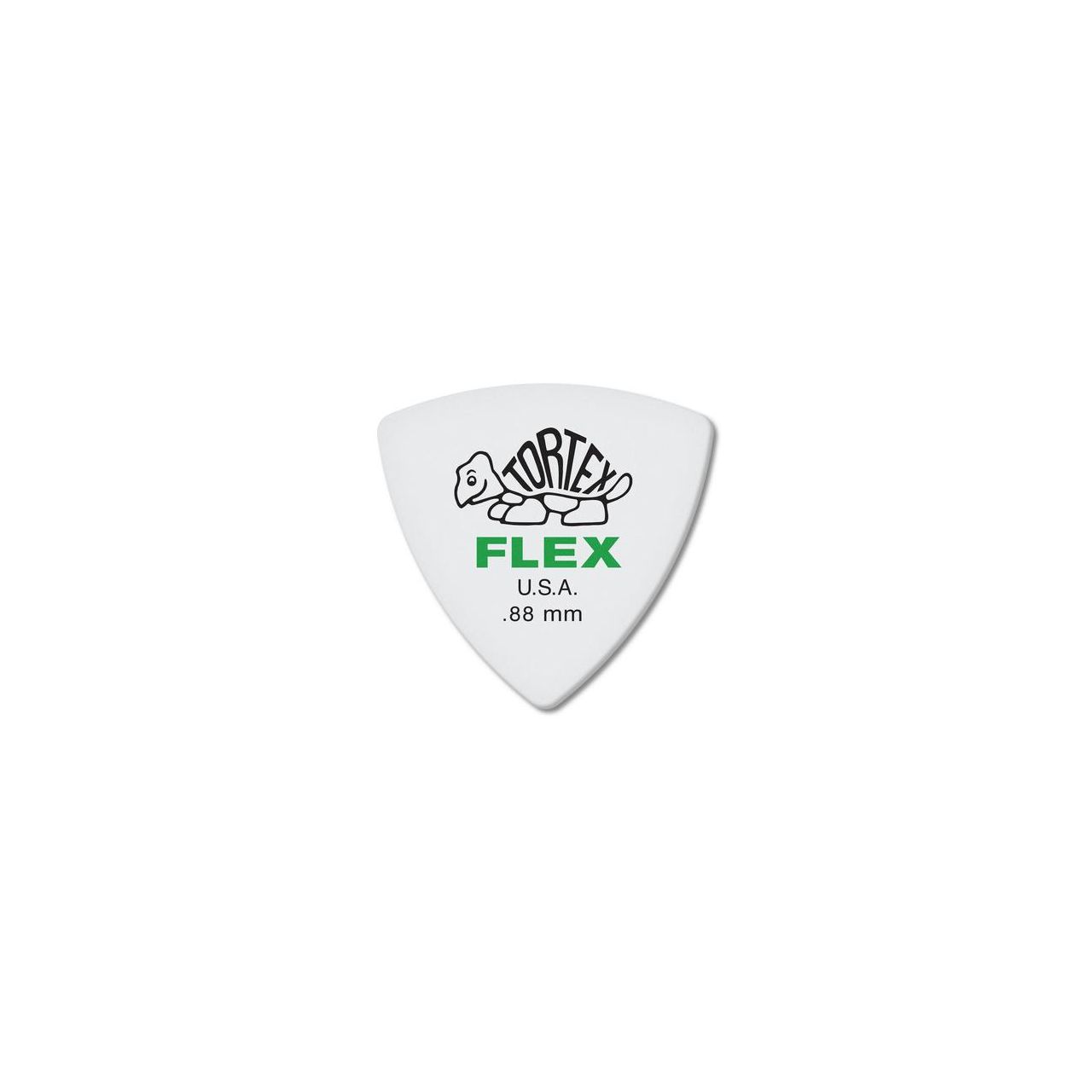 Tortex Flex Triangle Picks, Refill Pack, 72 pcs., white, 0.88 mm